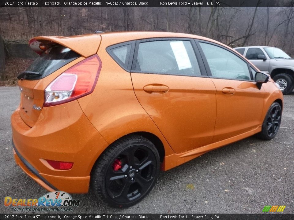 Orange Spice Metallic Tri-Coat 2017 Ford Fiesta ST Hatchback Photo #3