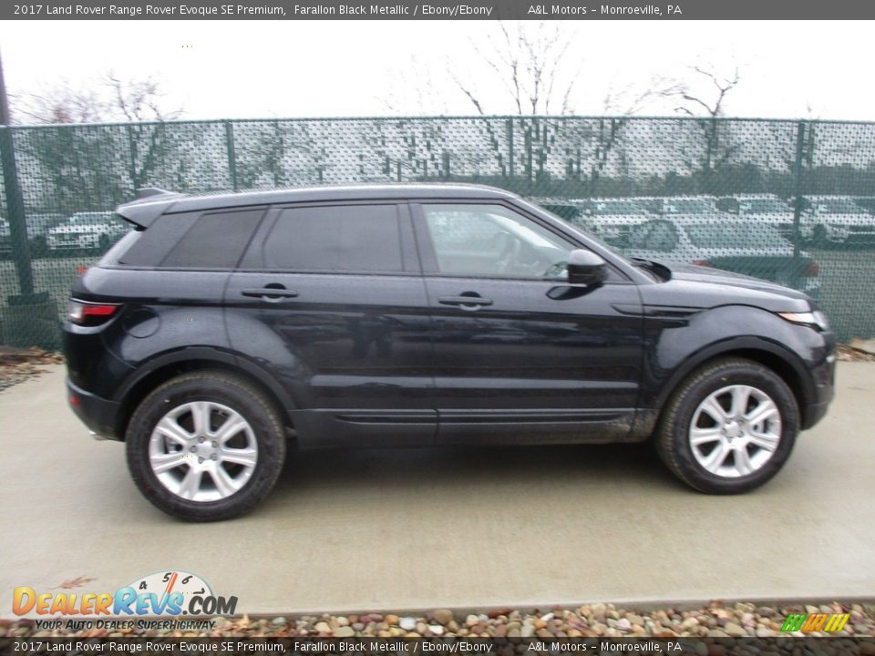 2017 Land Rover Range Rover Evoque SE Premium Farallon Black Metallic / Ebony/Ebony Photo #2