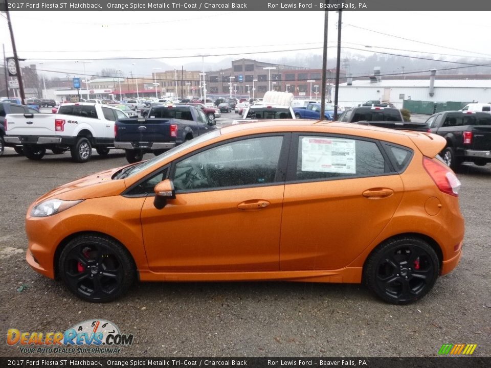 Orange Spice Metallic Tri-Coat 2017 Ford Fiesta ST Hatchback Photo #7