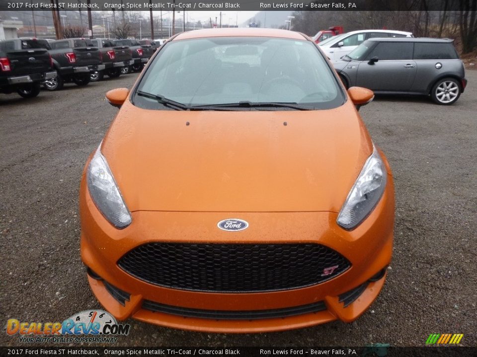 Orange Spice Metallic Tri-Coat 2017 Ford Fiesta ST Hatchback Photo #9