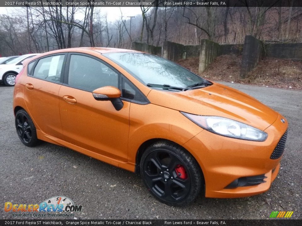 Orange Spice Metallic Tri-Coat 2017 Ford Fiesta ST Hatchback Photo #10