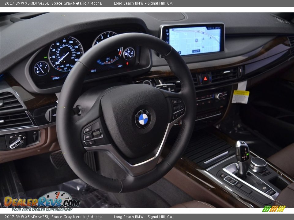 2017 BMW X5 sDrive35i Space Gray Metallic / Mocha Photo #7