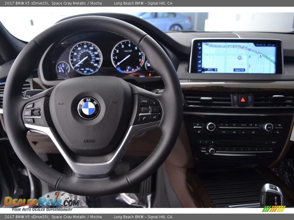 2017 BMW X5 sDrive35i Space Gray Metallic / Mocha Photo #14