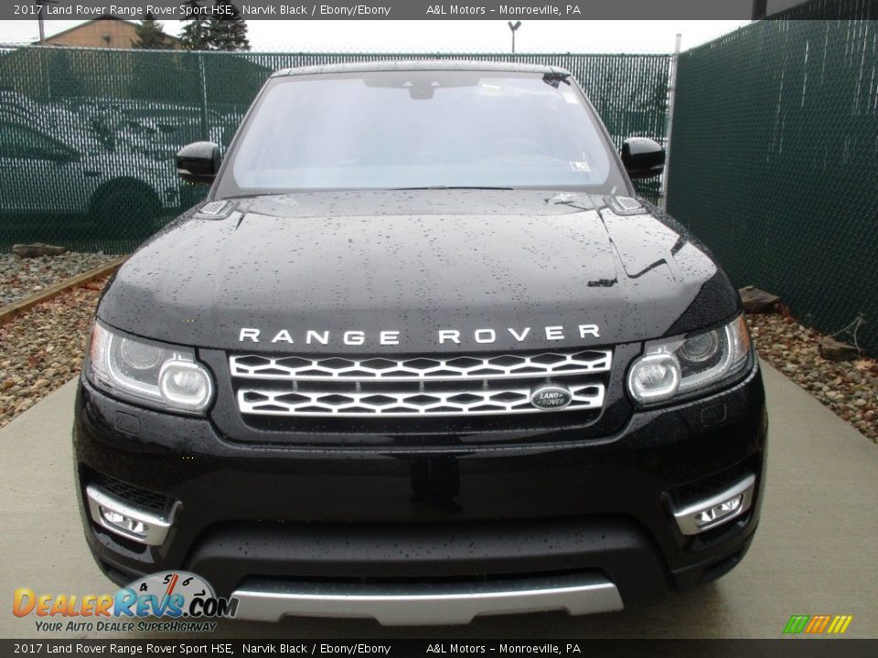 2017 Land Rover Range Rover Sport HSE Narvik Black / Ebony/Ebony Photo #6