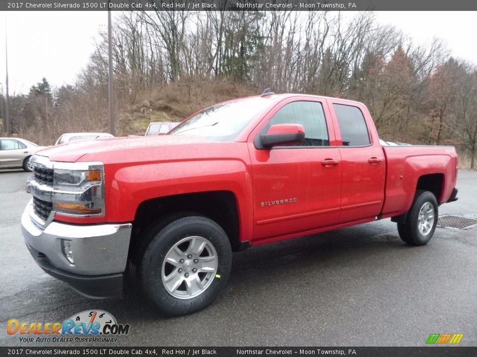2017 Chevrolet Silverado 1500 LT Double Cab 4x4 Red Hot / Jet Black Photo #1