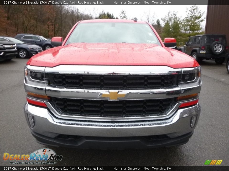 2017 Chevrolet Silverado 1500 LT Double Cab 4x4 Red Hot / Jet Black Photo #2