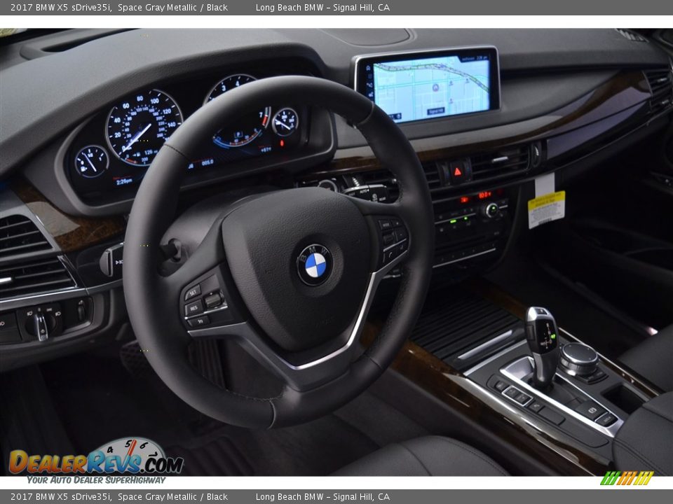 2017 BMW X5 sDrive35i Space Gray Metallic / Black Photo #7