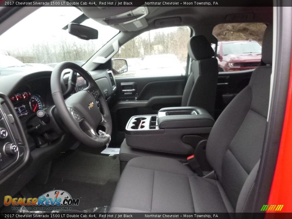 2017 Chevrolet Silverado 1500 LT Double Cab 4x4 Red Hot / Jet Black Photo #10