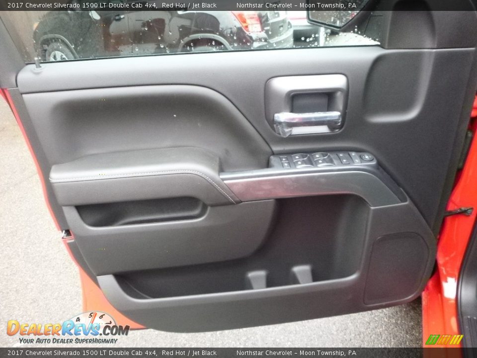 2017 Chevrolet Silverado 1500 LT Double Cab 4x4 Red Hot / Jet Black Photo #13