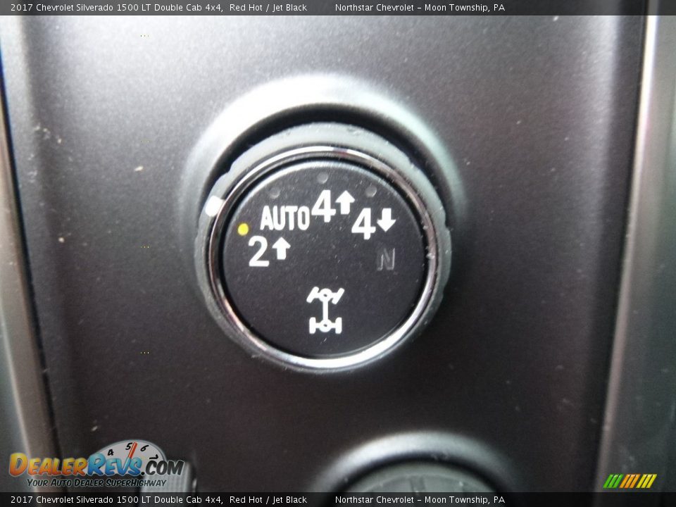 2017 Chevrolet Silverado 1500 LT Double Cab 4x4 Red Hot / Jet Black Photo #14