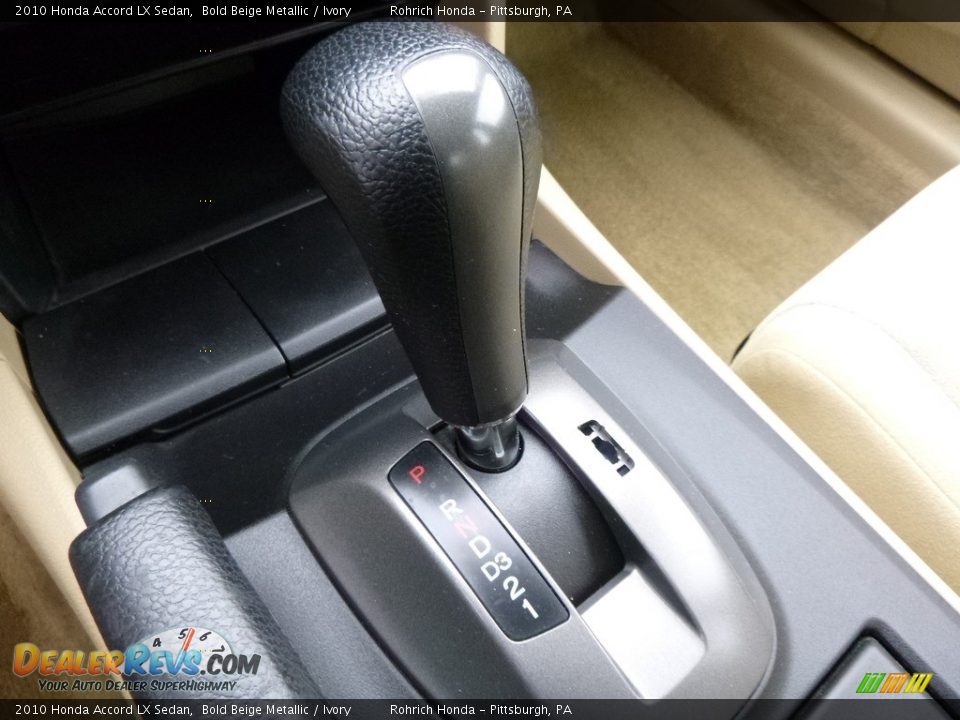 2010 Honda Accord LX Sedan Bold Beige Metallic / Ivory Photo #21