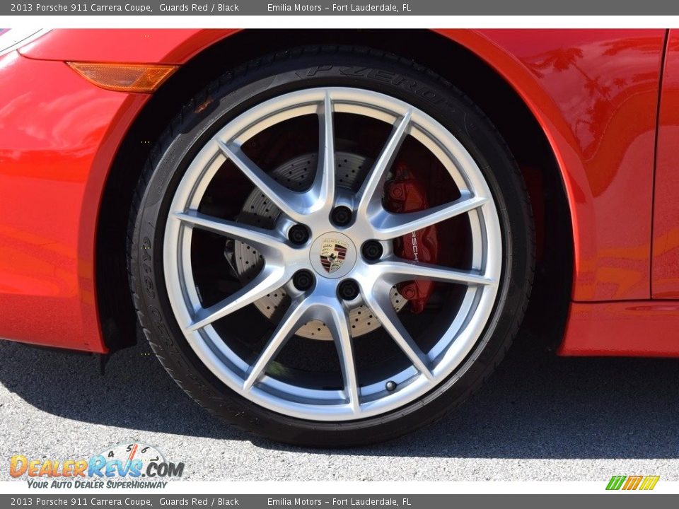 2013 Porsche 911 Carrera Coupe Guards Red / Black Photo #36
