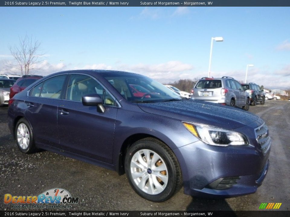 2016 Subaru Legacy 2.5i Premium Twilight Blue Metallic / Warm Ivory Photo #1