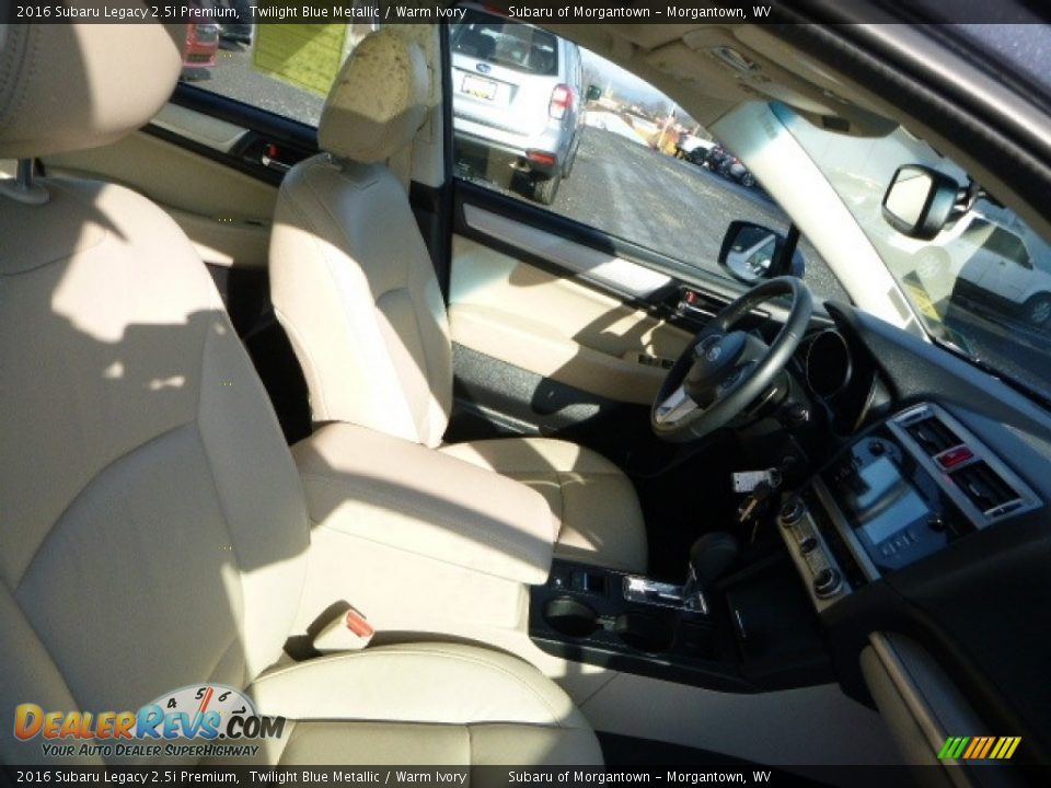 2016 Subaru Legacy 2.5i Premium Twilight Blue Metallic / Warm Ivory Photo #3