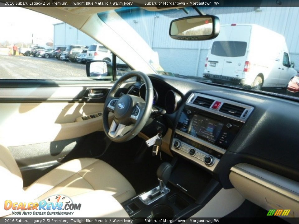 2016 Subaru Legacy 2.5i Premium Twilight Blue Metallic / Warm Ivory Photo #5