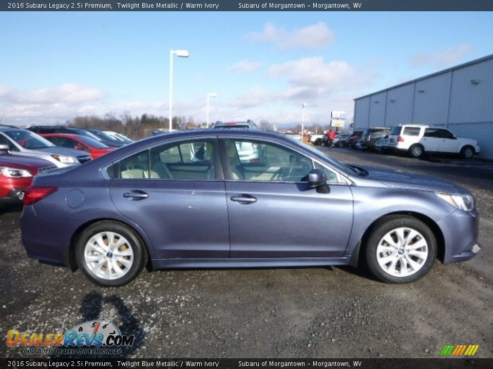 2016 Subaru Legacy 2.5i Premium Twilight Blue Metallic / Warm Ivory Photo #6