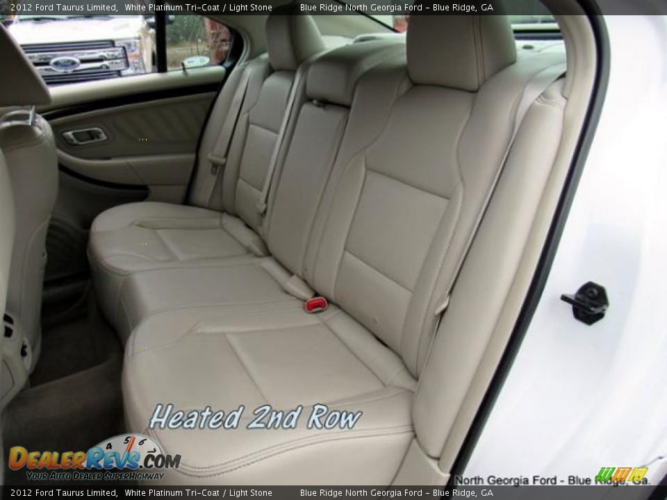 2012 Ford Taurus Limited White Platinum Tri-Coat / Light Stone Photo #13