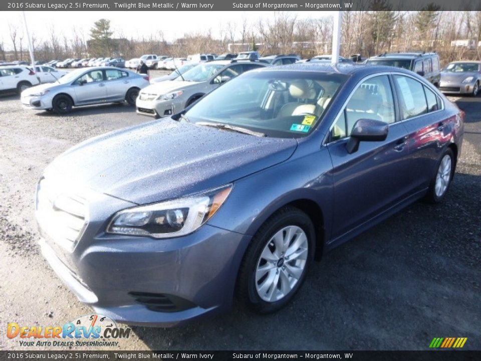 2016 Subaru Legacy 2.5i Premium Twilight Blue Metallic / Warm Ivory Photo #11