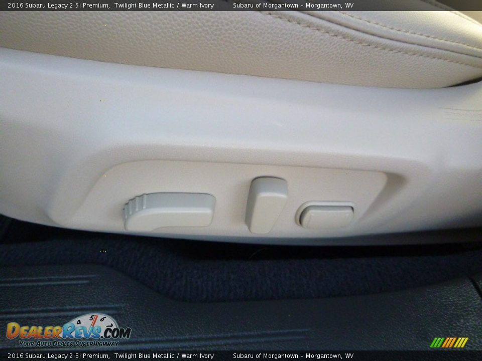 2016 Subaru Legacy 2.5i Premium Twilight Blue Metallic / Warm Ivory Photo #15