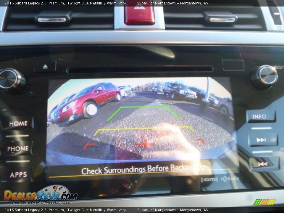 2016 Subaru Legacy 2.5i Premium Twilight Blue Metallic / Warm Ivory Photo #18