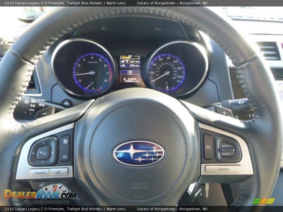 2016 Subaru Legacy 2.5i Premium Twilight Blue Metallic / Warm Ivory Photo #20