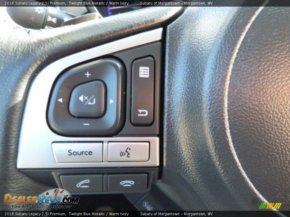 2016 Subaru Legacy 2.5i Premium Twilight Blue Metallic / Warm Ivory Photo #22