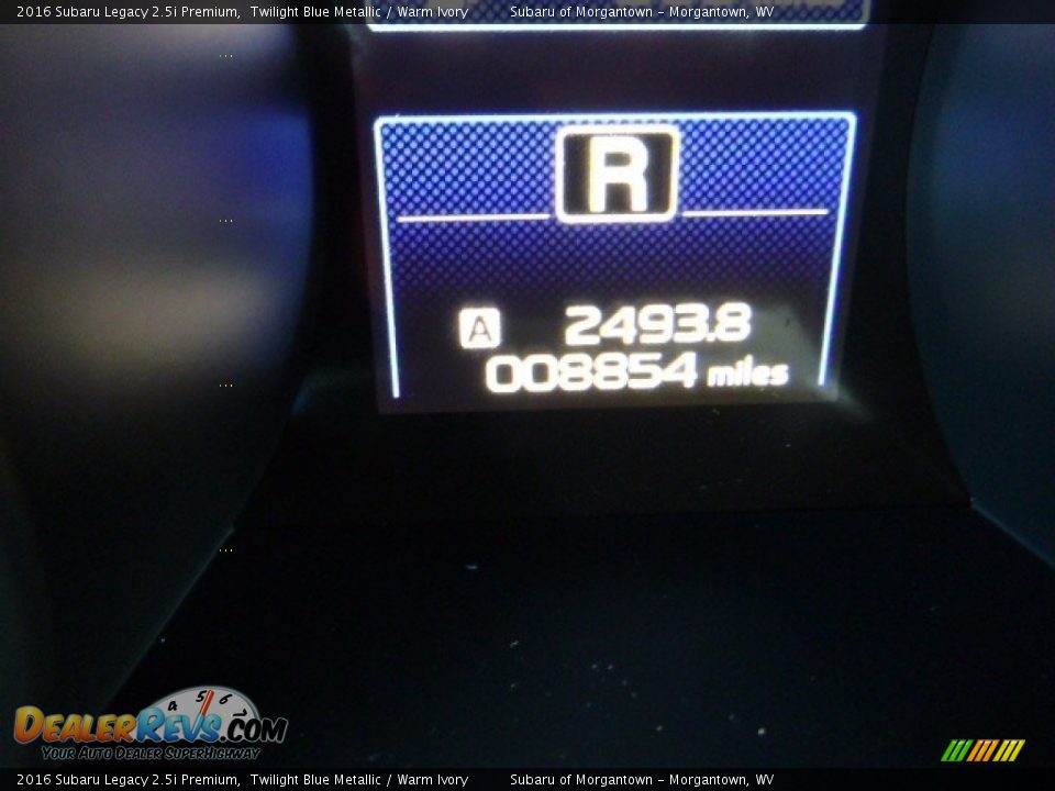 2016 Subaru Legacy 2.5i Premium Twilight Blue Metallic / Warm Ivory Photo #24