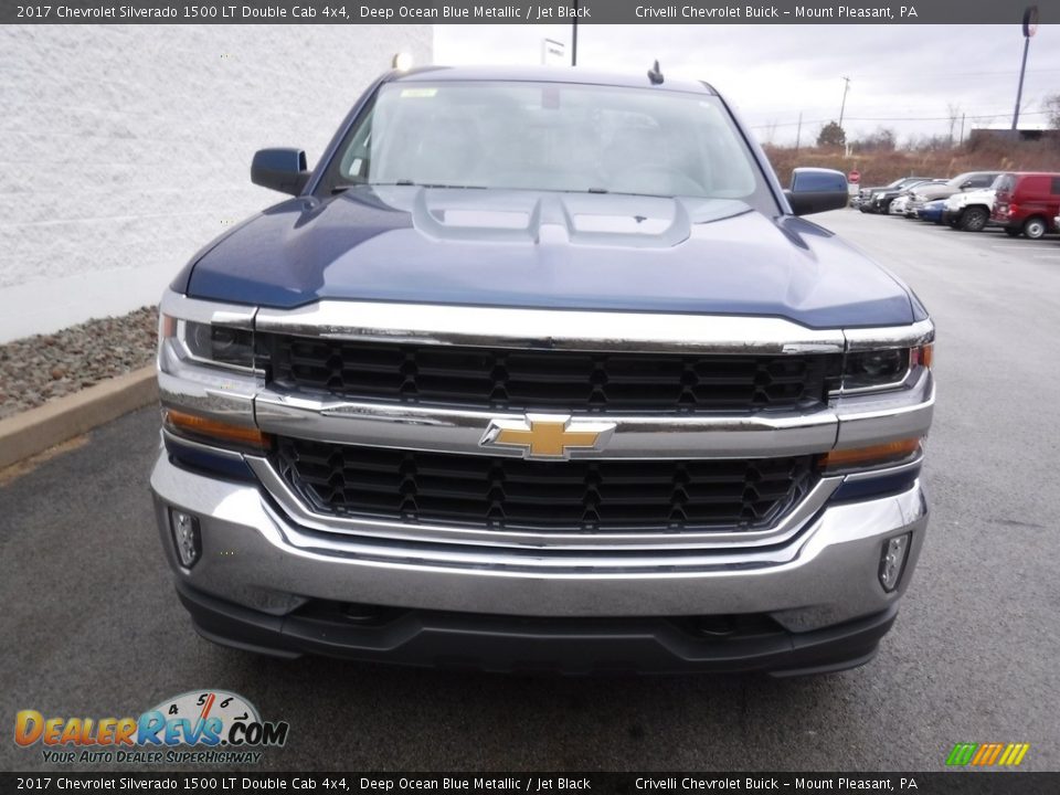 2017 Chevrolet Silverado 1500 LT Double Cab 4x4 Deep Ocean Blue Metallic / Jet Black Photo #5