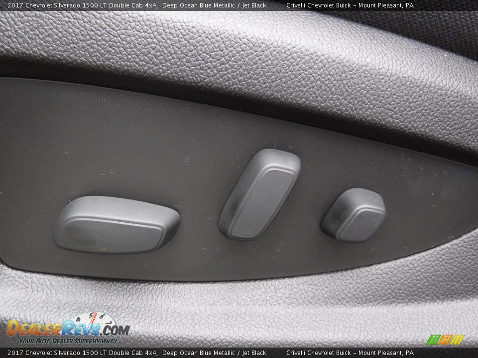 2017 Chevrolet Silverado 1500 LT Double Cab 4x4 Deep Ocean Blue Metallic / Jet Black Photo #13