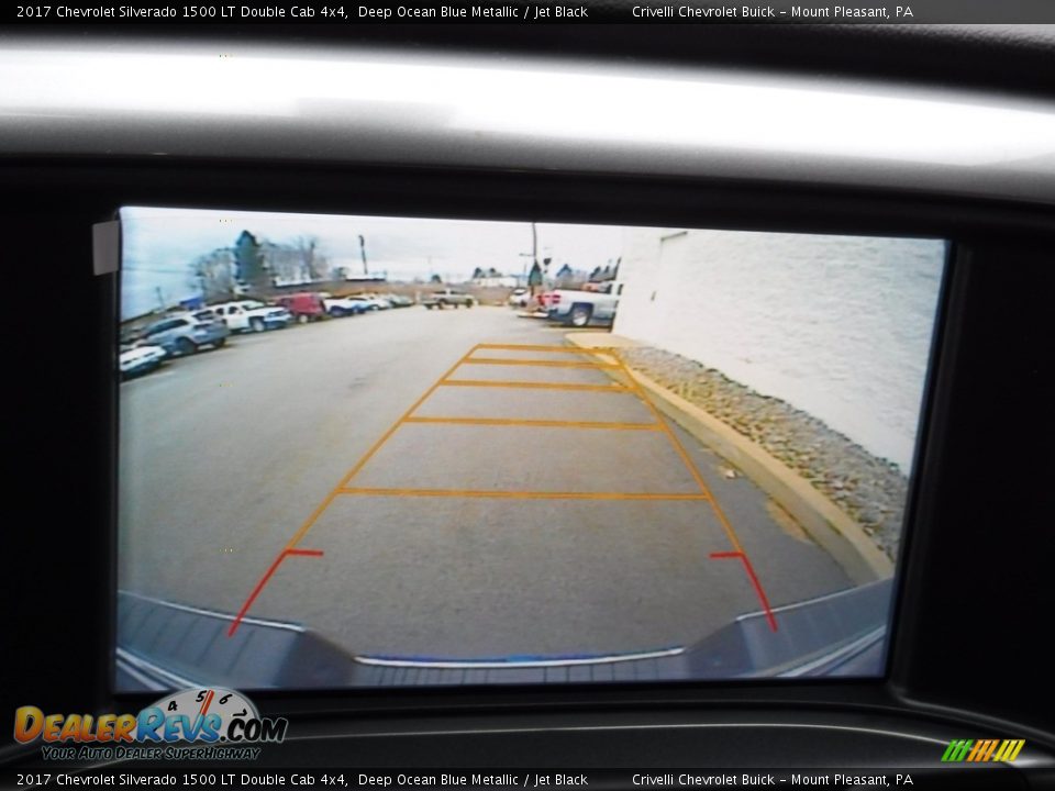 2017 Chevrolet Silverado 1500 LT Double Cab 4x4 Deep Ocean Blue Metallic / Jet Black Photo #16