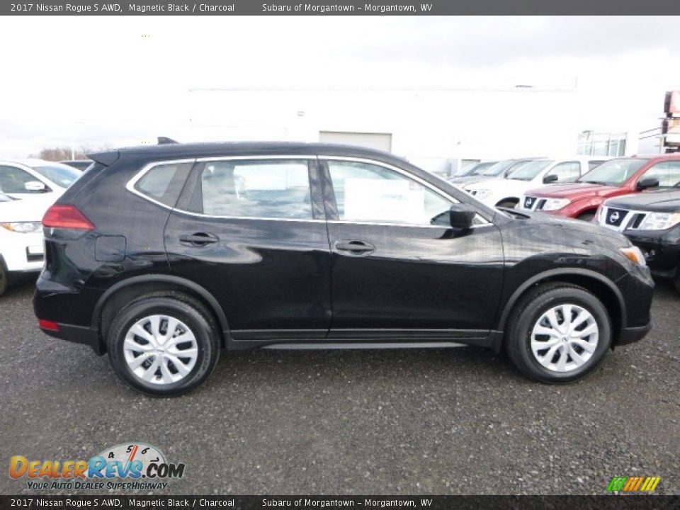 Magnetic Black 2017 Nissan Rogue S AWD Photo #6