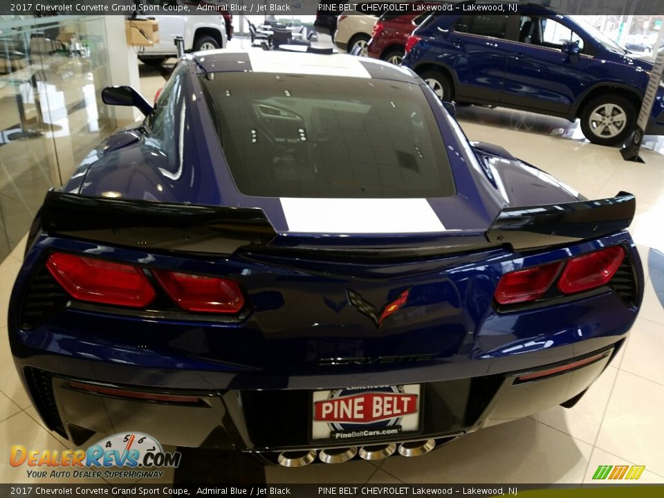 2017 Chevrolet Corvette Grand Sport Coupe Admiral Blue / Jet Black Photo #5
