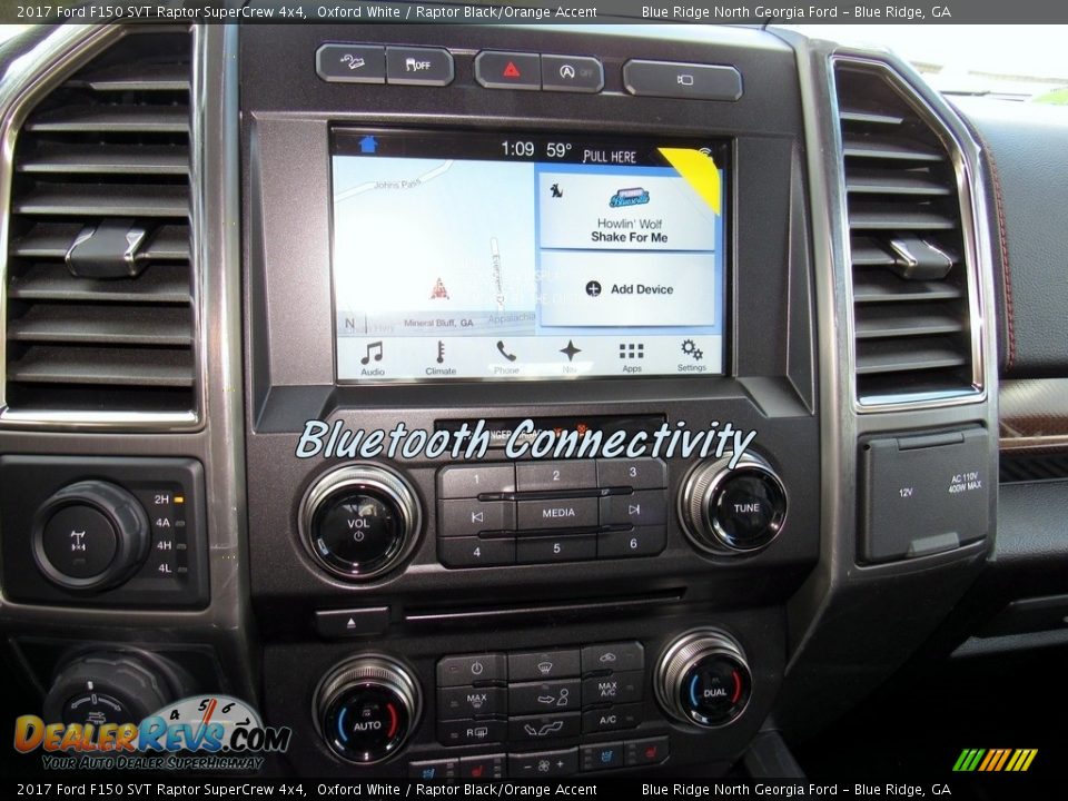 Controls of 2017 Ford F150 SVT Raptor SuperCrew 4x4 Photo #24