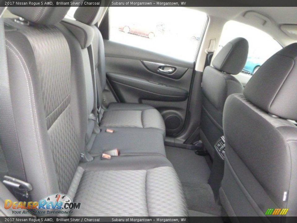 Rear Seat of 2017 Nissan Rogue S AWD Photo #6
