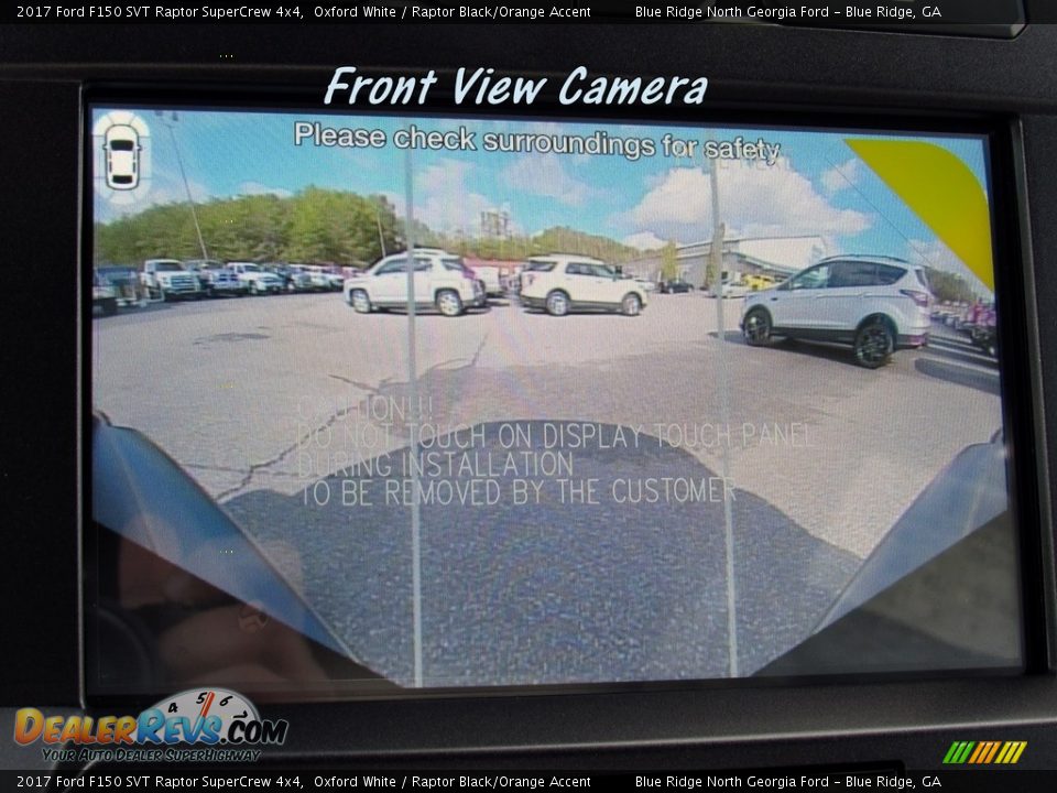 2017 Ford F150 SVT Raptor SuperCrew 4x4 Oxford White / Raptor Black/Orange Accent Photo #27