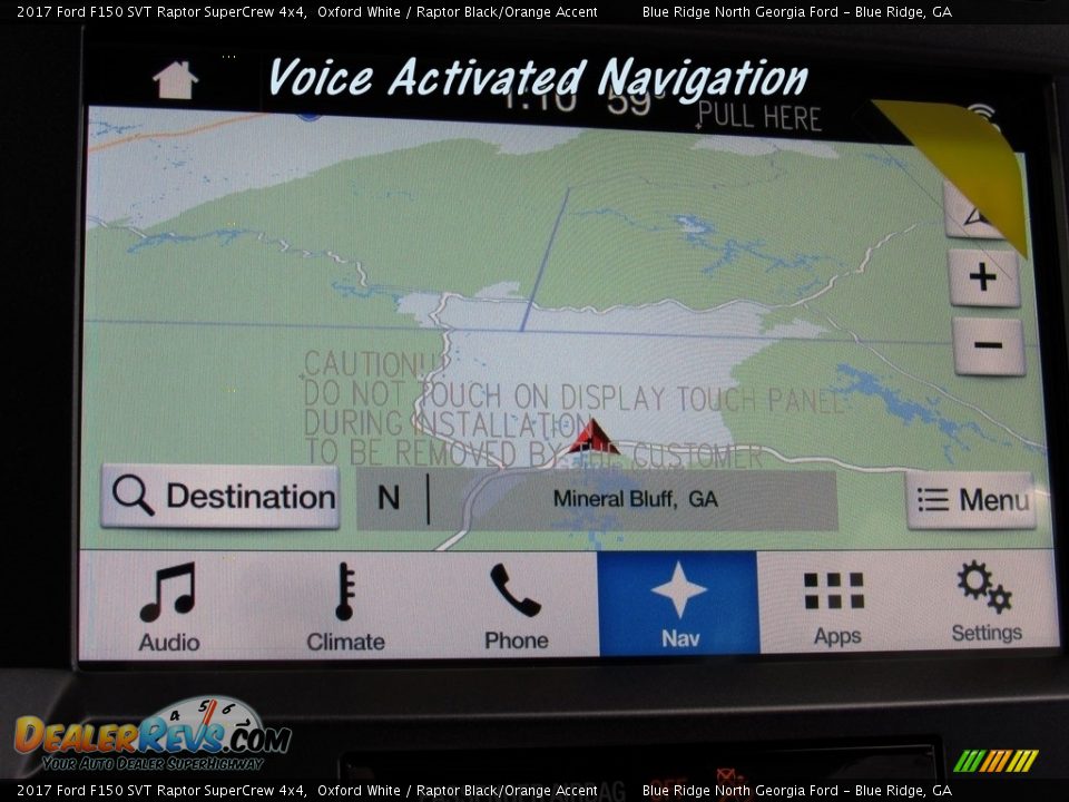 Navigation of 2017 Ford F150 SVT Raptor SuperCrew 4x4 Photo #28