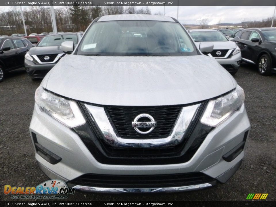 2017 Nissan Rogue S AWD Brilliant Silver / Charcoal Photo #12
