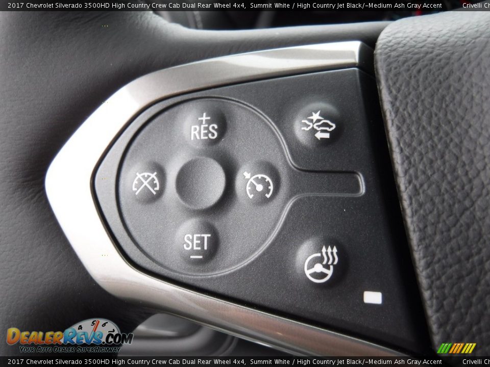 Controls of 2017 Chevrolet Silverado 3500HD High Country Crew Cab Dual Rear Wheel 4x4 Photo #29