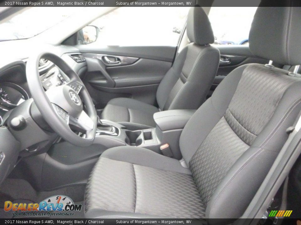 Charcoal Interior - 2017 Nissan Rogue S AWD Photo #13