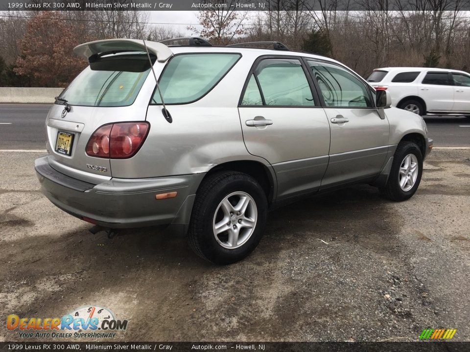 1999 Lexus RX 300 AWD Millenium Silver Metallic / Gray Photo #6