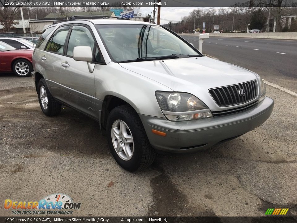 1999 Lexus RX 300 AWD Millenium Silver Metallic / Gray Photo #8