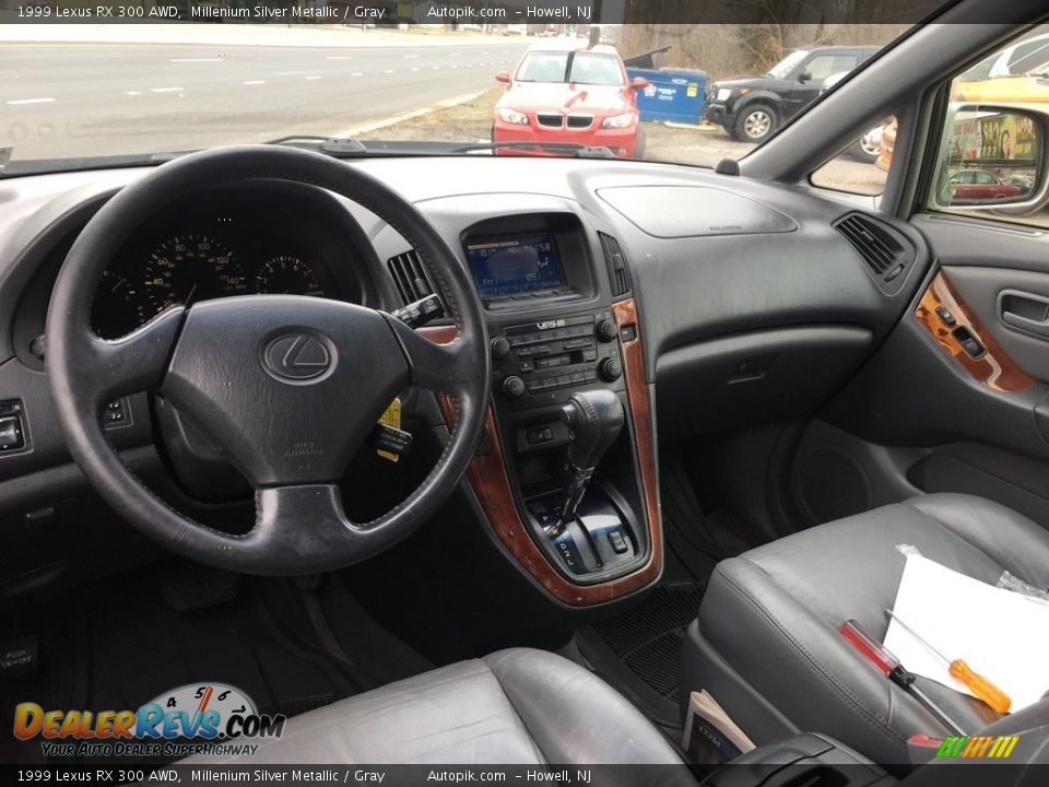 1999 Lexus RX 300 AWD Millenium Silver Metallic / Gray Photo #10
