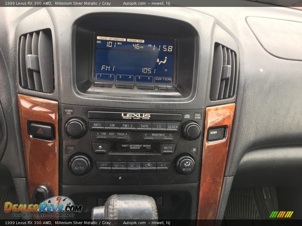 1999 Lexus RX 300 AWD Millenium Silver Metallic / Gray Photo #14