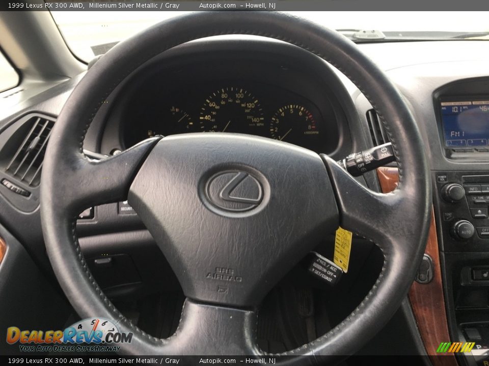 1999 Lexus RX 300 AWD Millenium Silver Metallic / Gray Photo #15