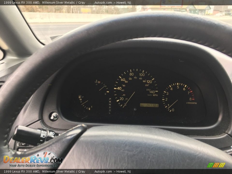 1999 Lexus RX 300 AWD Millenium Silver Metallic / Gray Photo #16