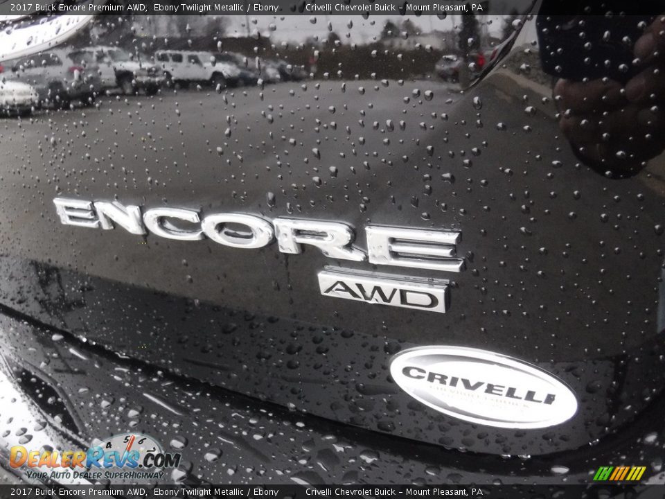 2017 Buick Encore Premium AWD Ebony Twilight Metallic / Ebony Photo #8