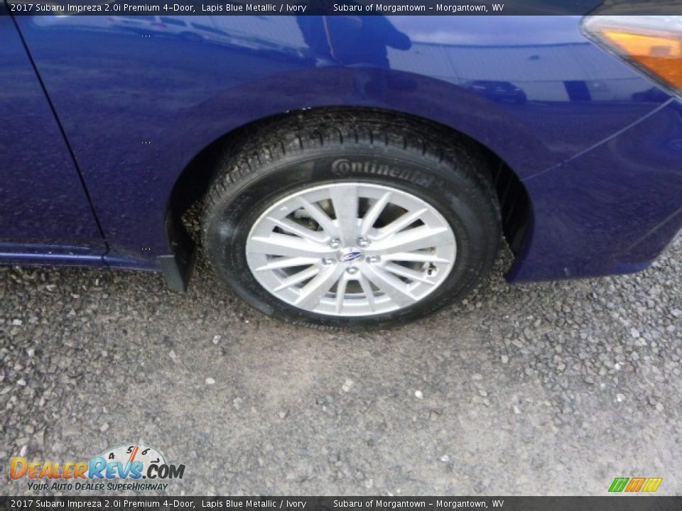2017 Subaru Impreza 2.0i Premium 4-Door Lapis Blue Metallic / Ivory Photo #2