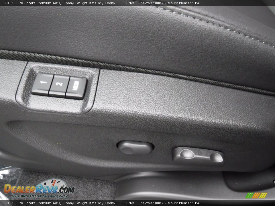 2017 Buick Encore Premium AWD Ebony Twilight Metallic / Ebony Photo #14
