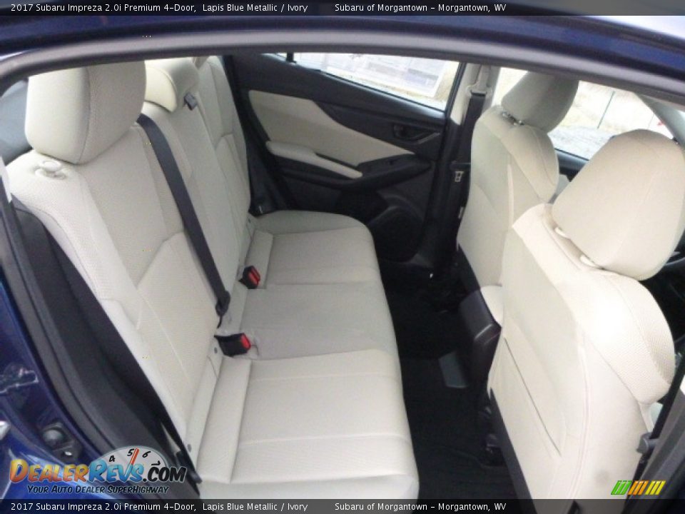 2017 Subaru Impreza 2.0i Premium 4-Door Lapis Blue Metallic / Ivory Photo #5