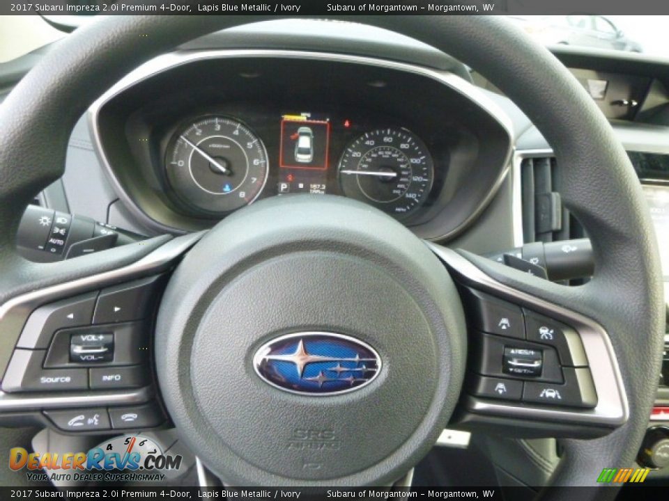 2017 Subaru Impreza 2.0i Premium 4-Door Lapis Blue Metallic / Ivory Photo #20